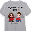 Personalized Couple Icon T Shirt JR37 30O58 1