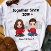 Personalized Couple Icon T Shirt JR37 30O58 1