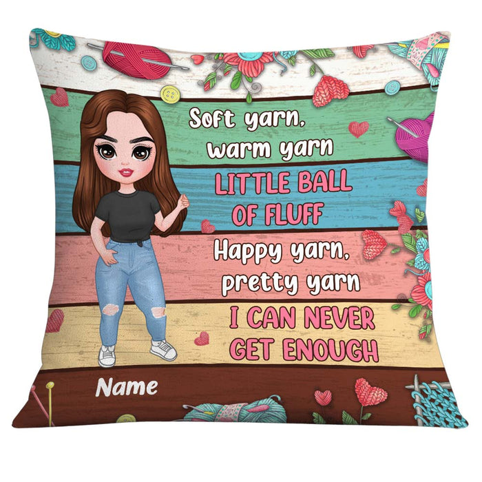 Personalized Love Crochet Pillow JR39 23O32 1