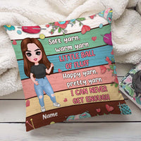 Personalized Love Crochet Pillow JR39 23O32 thumb 1