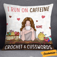 Personalized Love Crochet Coffee Pillow JR36 24O32 thumb 1