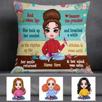 Personalized Love Crochet Girl Pillow JR37 24O57 thumb 1
