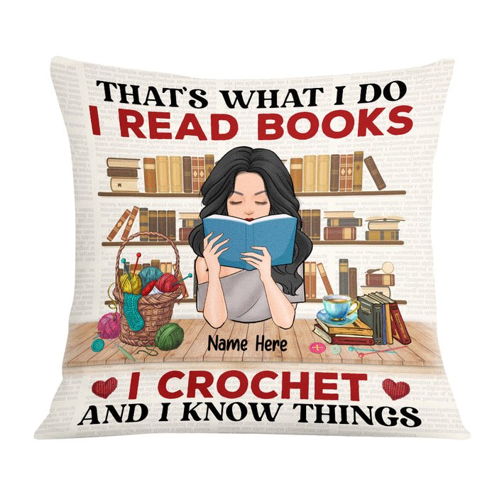 Personalized Love Book Crochet Pillow JR38 24O57 1