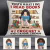 Personalized Love Book Crochet Pillow JR38 24O57 1