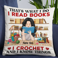 Personalized Love Book Crochet Pillow JR38 24O57 thumb 1