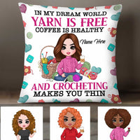 Personalized Love Crochet Pillow JR41 30O34 thumb 1