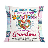 Personalized Love Sewing Quilting Mom Grandma Pillow JR51 95O36 thumb 1