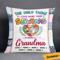 Personalized Love Sewing Quilting Mom Grandma Pillow JR51 95O36 thumb 1