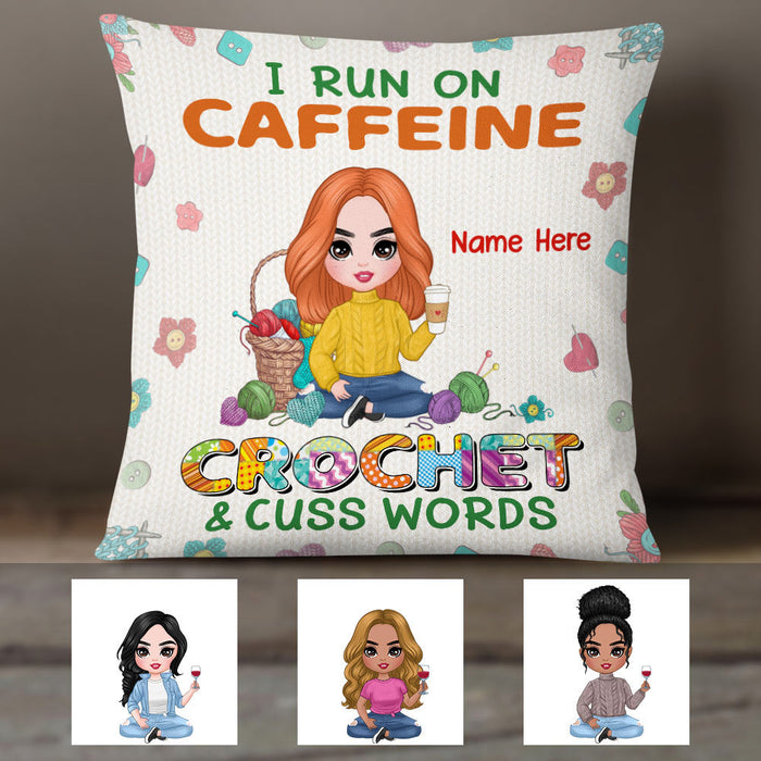 Personalized Love Crochet Pillow JR52 26O36 1