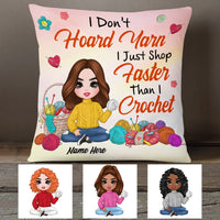 Personalized Love Crochet Girl Pillow JR52 95O53 thumb 1