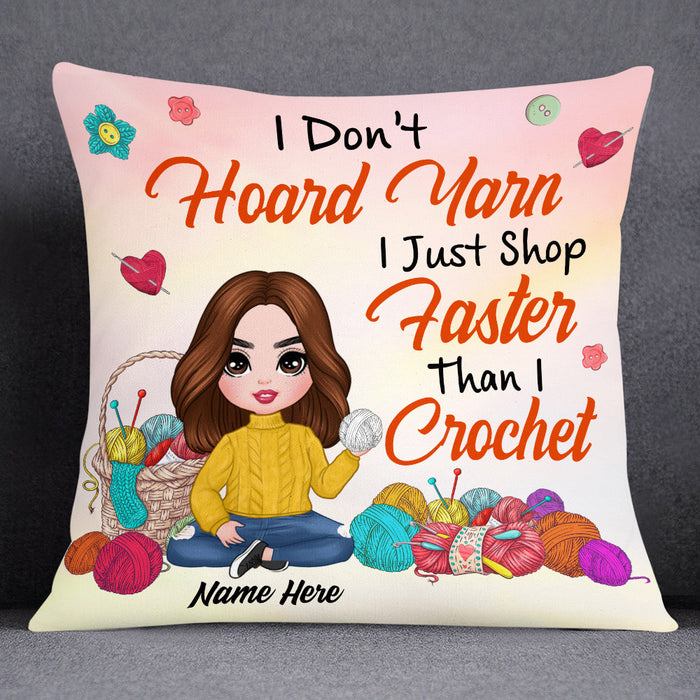 Personalized Love Crochet Girl Pillow JR52 95O53 1