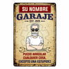 Personalized Grandpa Dad Garage Man Cave Spanish Garaje Metal Sign JR33 87O47 1