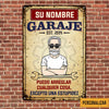 Personalized Grandpa Dad Garage Man Cave Spanish Garaje Metal Sign JR33 87O47 1