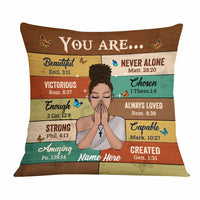 Personalized BWA You Are Beautiful Pillow JR51 24O57 thumb 1
