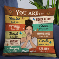 Personalized BWA You Are Beautiful Pillow JR51 24O57 thumb 1