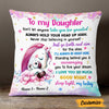 Personalized Mom Grandma Daughter Granddaughter Unicorn Pillow JR55 24O47 1