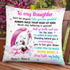 Personalized Mom Grandma Daughter Granddaughter Unicorn Pillow JR55 24O47 1