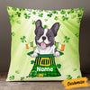 Personalized Patrick's Day Dog Pillow JR52 30O53 1