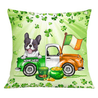 Personalized Patrick's Day Dog Pillow JR55 24O53 thumb 1