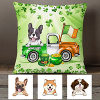 Personalized Patrick's Day Dog Pillow JR55 24O53 thumb 1