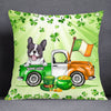 Personalized Patrick's Day Dog Pillow JR55 24O53 1