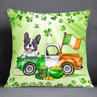 Personalized Patrick's Day Dog Pillow JR55 24O53 thumb 1