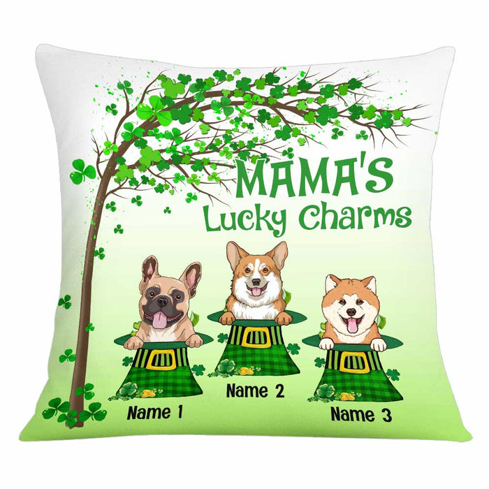 Personalized Patrick's Day Dog Pillow JR53 30O34 1
