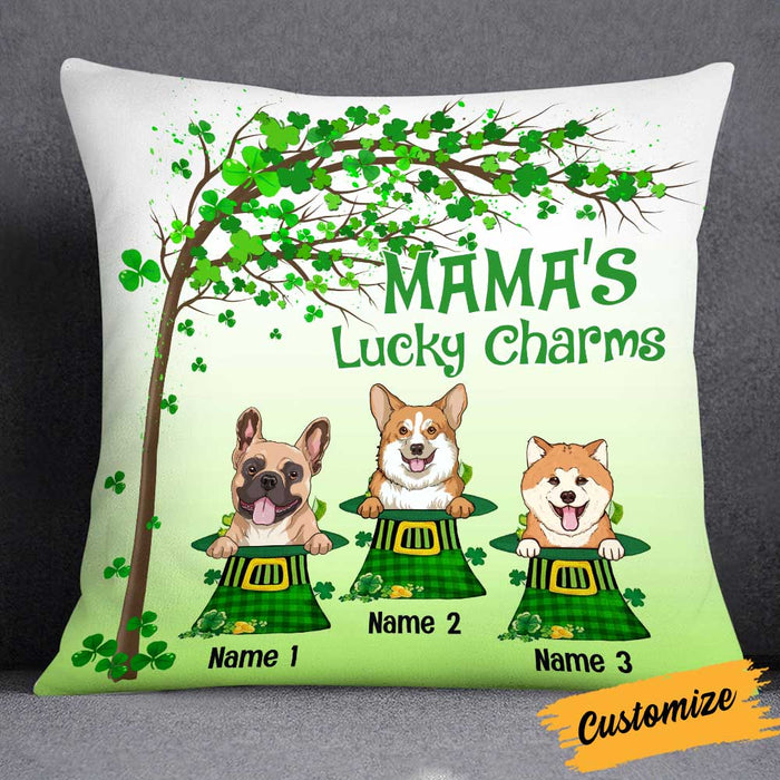 Personalized Patrick's Day Dog Pillow JR53 30O34 1