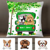 Personalized Happy Patrick's Day Dog Pillow JR51 85O34 1