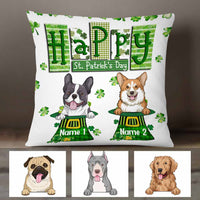 Personalized St Patrick's Day Dog Pillow JR56 24O58 thumb 1