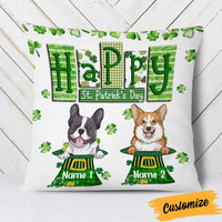 Personalized St Patrick's Day Dog Pillow JR56 24O58 thumb 1