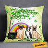 Personalized Happy Patrick's Day Dog Pillow JR56 95O58 1
