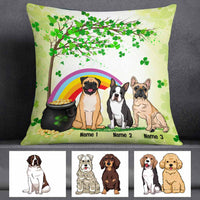 Personalized Happy Patrick's Day Dog Pillow JR56 95O58 thumb 1