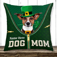 Personalized Patrick's Day Dog Photo Pillow JR57 24O47 thumb 1