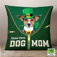 Personalized Patrick's Day Dog Photo Pillow JR57 24O47 thumb 1