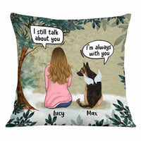 Personalized Dog Mom Memo Conversation Pillow JR53 85O34 thumb 1