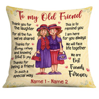 Personalized Old Friends Pillow - Besties & Sisters Gift thumb 1