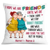 Personalized Old Friends Sisters Pillow JR59 24O32 1