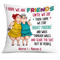 Personalized Old Friends Sisters Pillow - Thoughtful Gift for Besties thumb 1