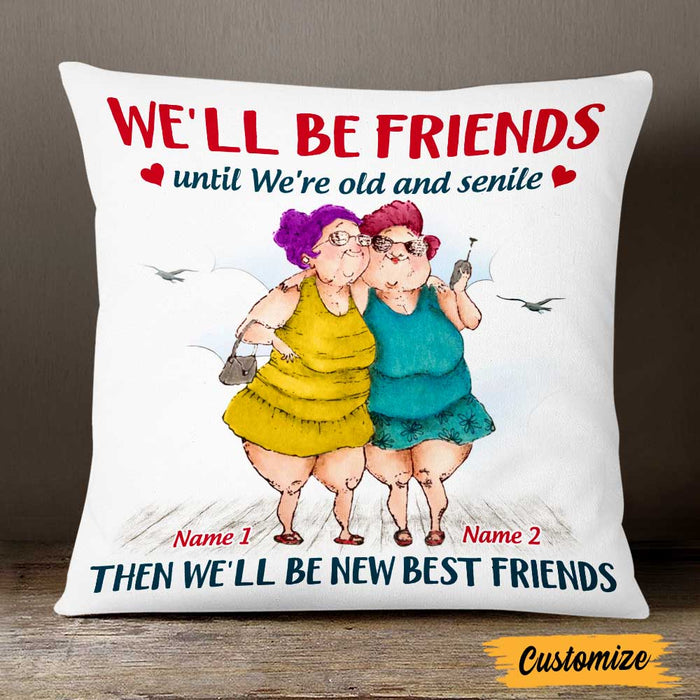 Personalized Old Friends Pillow JR510 24O47 1