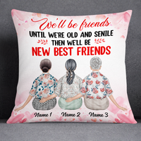 Personalized Senile And Old Friends Pillow JR57 95O24 thumb 1