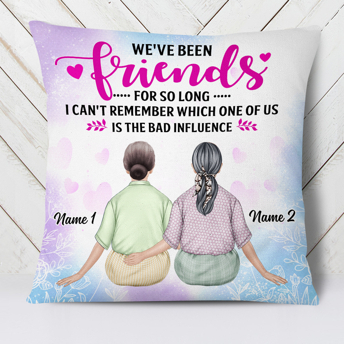 Personalized Old Friends Pillow JR56 30O24 1