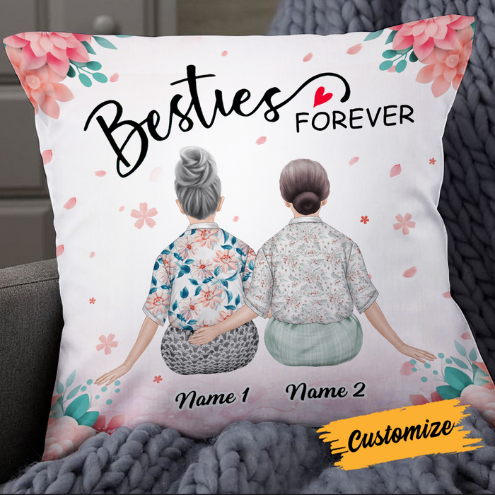 Personalized Old Friends Pillow JR57 30O24 1