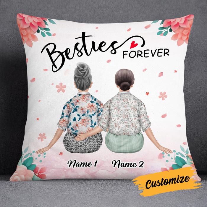 Personalized Old Friends Pillow JR57 30O24 1