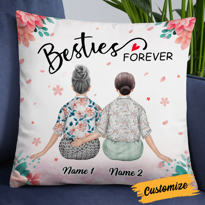 Personalized Old Friends Pillow JR57 30O24 1