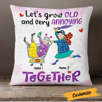 Personalized Senile And Old Friends Pillow JR58 95O23 thumb 1