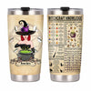 Personalized Witchcraft Knowledge Witch Steel Tumbler JR51 81O47 1