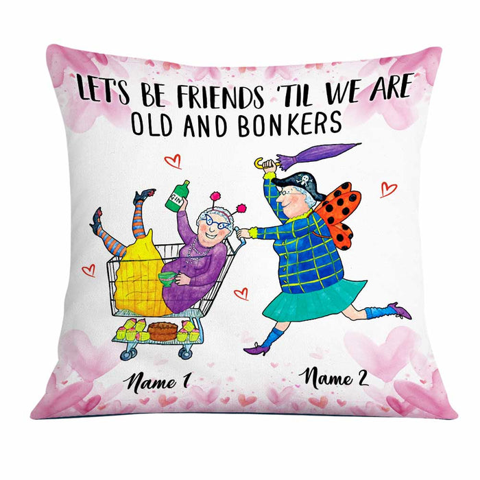 Personalized Old Friends Pillow JR58 30O23 1