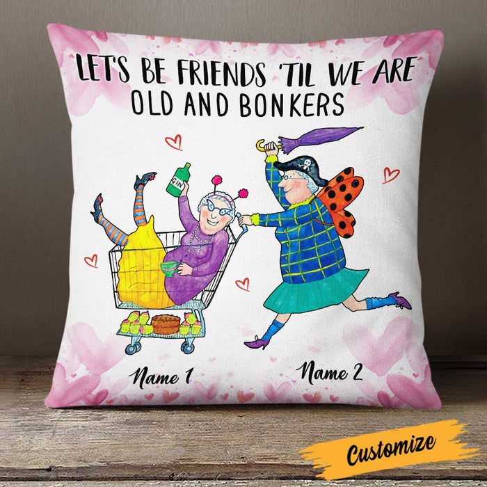 Personalized Old Friends Pillow JR58 30O23 1