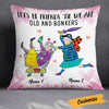 Personalized Old Friends Pillow JR58 30O23 1